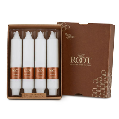 Root Candles Unscented Taper Candle