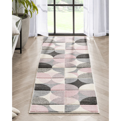 Astrid Geometric Synthetic Area Rug