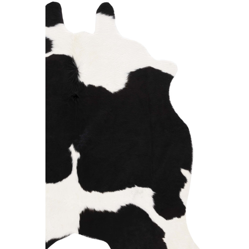 Tapis noir / blanc tissé à la main et à plat, Rectangle 5 pi 6 po x 6 pi 6 po