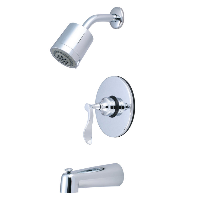 Century Single Handle Volume Control Tub and Shower Faucet