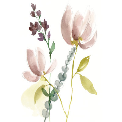 Composition de fleurs pastel I