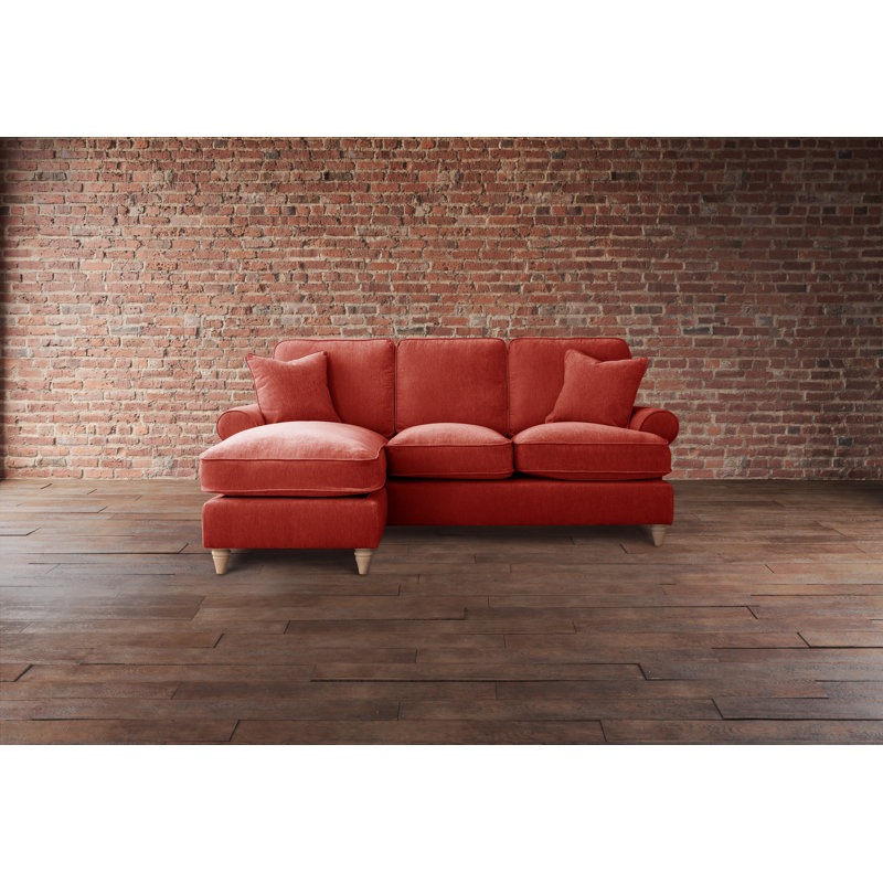 Longfellow Corner Chaise Sofa, Left Hand Facing, Apricot