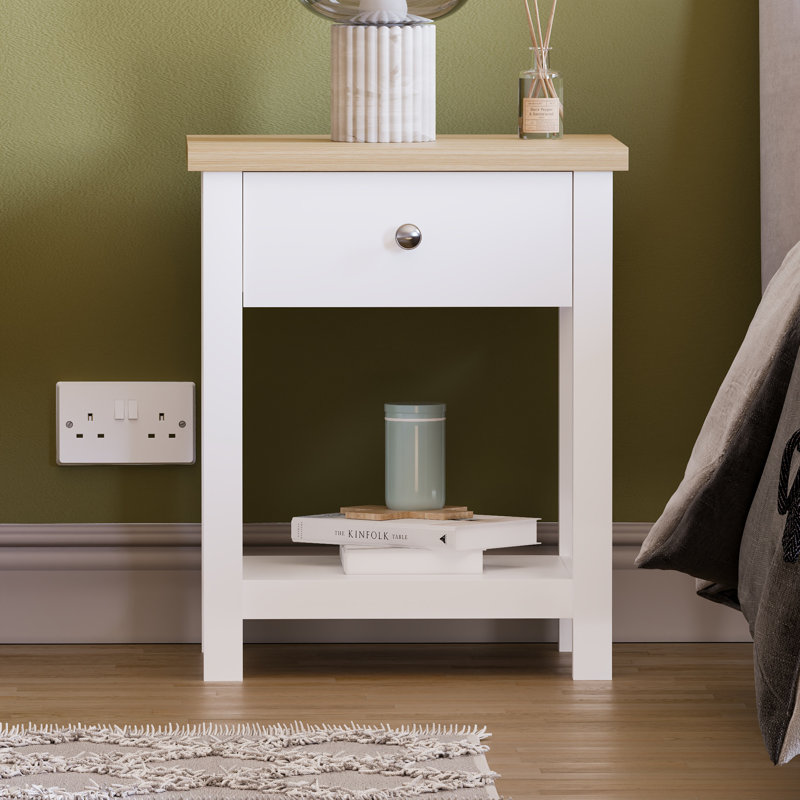 Beacsfield End Table, White