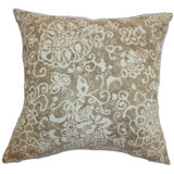 Floral Reversible Throw Pillow