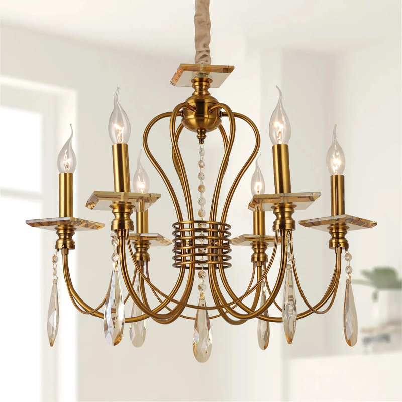 6 - Light Candle Style Chandelier