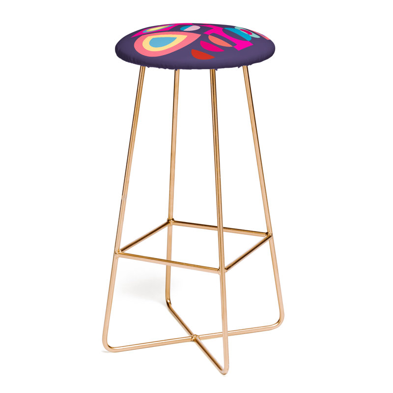 Tabouret de bar 30 po viviana gonzalez geometric colorplay