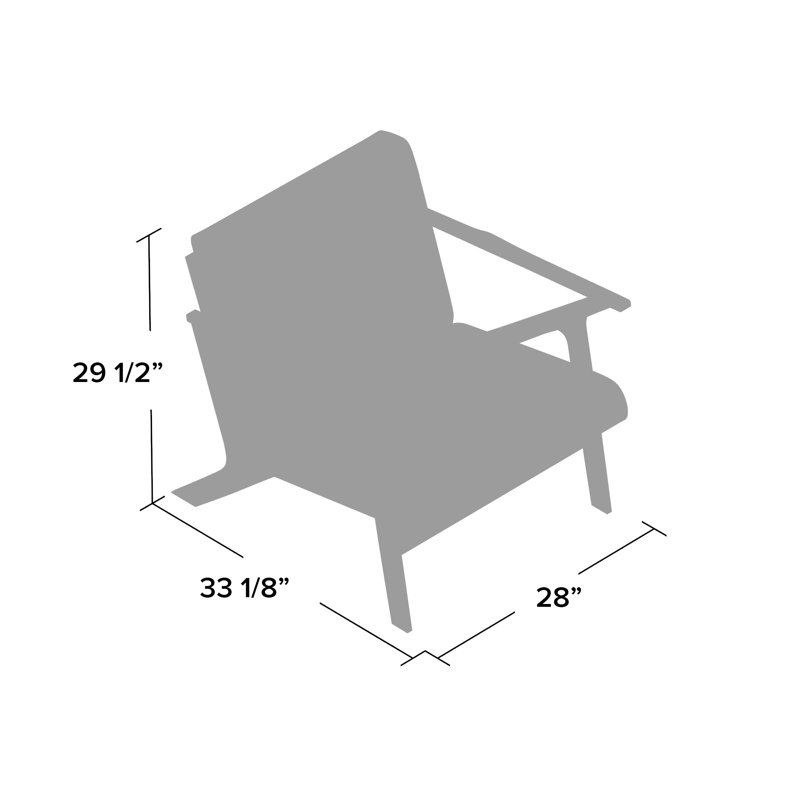 Fauteuil d'appoint Zola, Noyer, Polyester moka