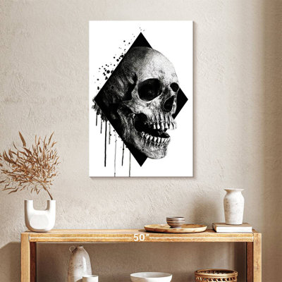 Tête de mort grunge Hitzel