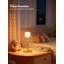 Lampe de table rechargeable sans fil avec batterie 6000Mah, port USB-C et prise de courant, 3 lumières DEL à intensité variable, conception en acrylique doré pour le décor du bureau de la chambre à coucher