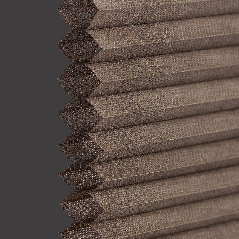 Top Down Bottom Up Cellular Shades, Brown, 57.5"W x 36"L