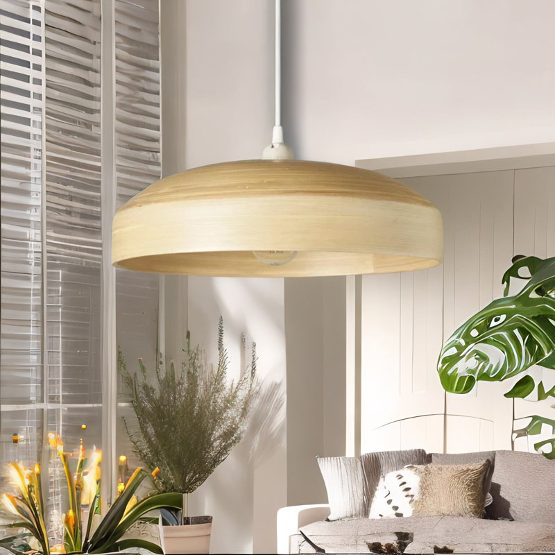 Bamboo Dome Ceiling Light Pendant Shade
