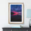 Colourful Sunset in Switzerland - Picture Frame Painting Print-56924378-56924374