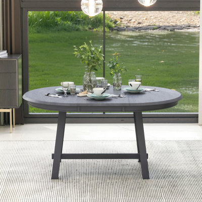 Wood Dining Table Round Extendable Dining Table For Dining Room