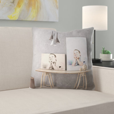 Outdoor Reversible Throw Pillow