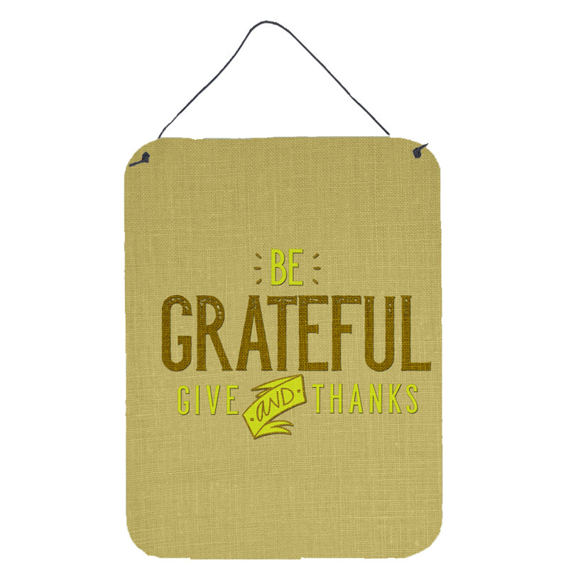 Thanksgiving Phrase Decorative Accent