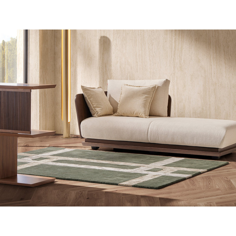 Geometric Indoor / Outdoor Rug, Rectangle 5'6" x 7'9"