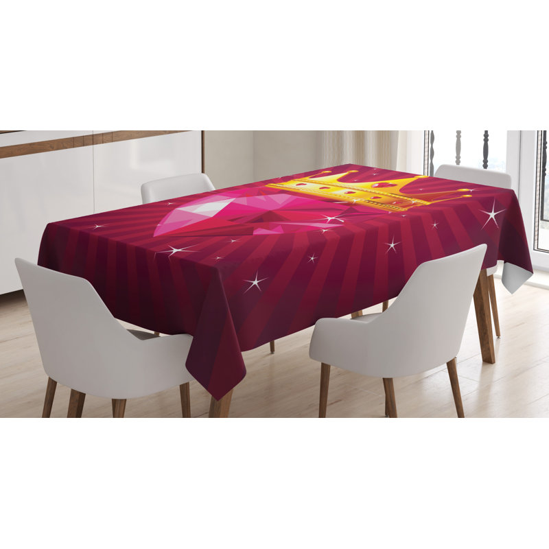 Diamond Tablecloth, 84" L x 60" W