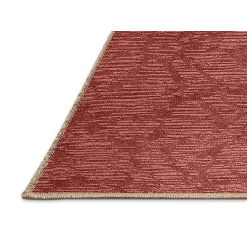 Tapis abstrait lavable à la machine, Rectangle 2 pi x 3 pi