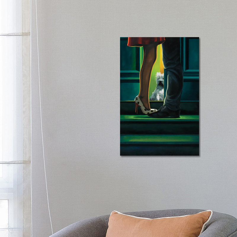 Learning To Share by Ross Jones - Painting on Canvas, Wrapped Canvas, 66.04cm H x 45.72cm W x 3.81cm D