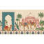 Papier peint mughal palais indien avec décoration de chameaux amovibles-1253795415-1253795410