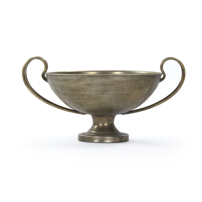 Vase de table en métal bronze 10,5 "
