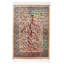 Tapis turc ivoire et bleu 3x5