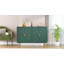 Buffet moderne 47,8 po avec 4 portes à motif en relief pour la cuisine et le salon-1043984507