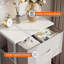 Commode pour chambre à coucher avec table de chevet et commode pour petite commode-125954469