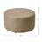 24" Wide Faux Leather Round Upholstered Ottoman-435419737