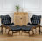 Jeyshan Upholstered Lounge Chair and Ottoman-1975194187