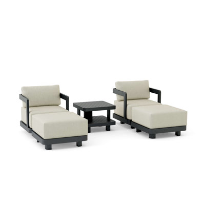 Massud Patio Conversation Set with Sunbrella® Cushions