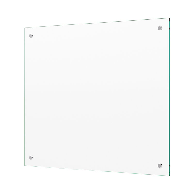 Pre-Drilled Tempered Glass Splashback for Cookers