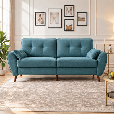 Modern Upholstered Loveseat