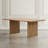 Keady 6-Person Solid Wood Double Pedestal Dining Set-93602449