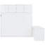 Grand lit mural, finition blanche, peu encombrant, avec 600 lb, bureau et grand rangement pour lit polyvalent en blanc: design moderne, usage domestique
