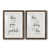 Papier, cadre noyer