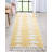 Markos Triangles Modern Kids Geometric Yellow Area Rug-64360065