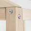 Lit simple maison en bois massif Sweedi-49264703
