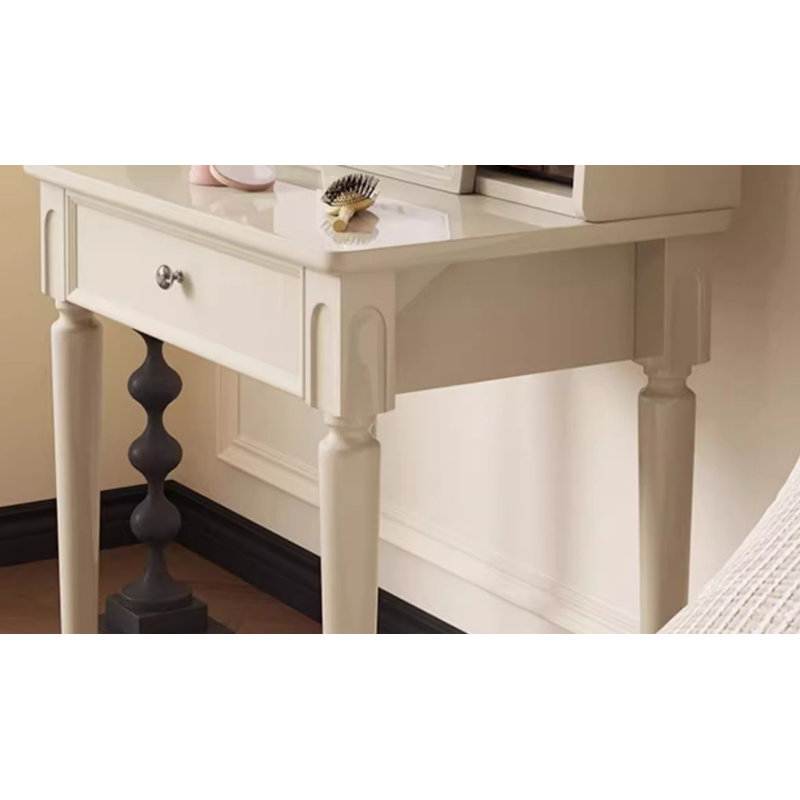 Modern Small Simple White Dressing Table