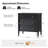 Hoai 28" W 3-Drawer Fluted Solid Wood End Table with Power Outlets-1876221987