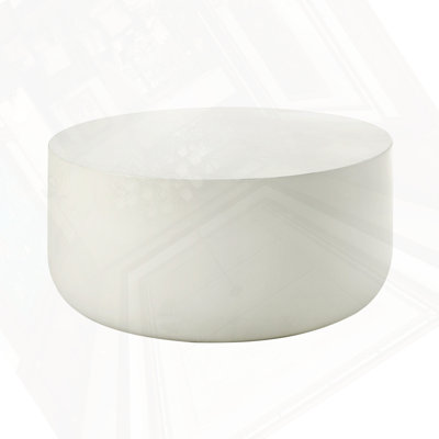 Natural White Finish Coffee Table
