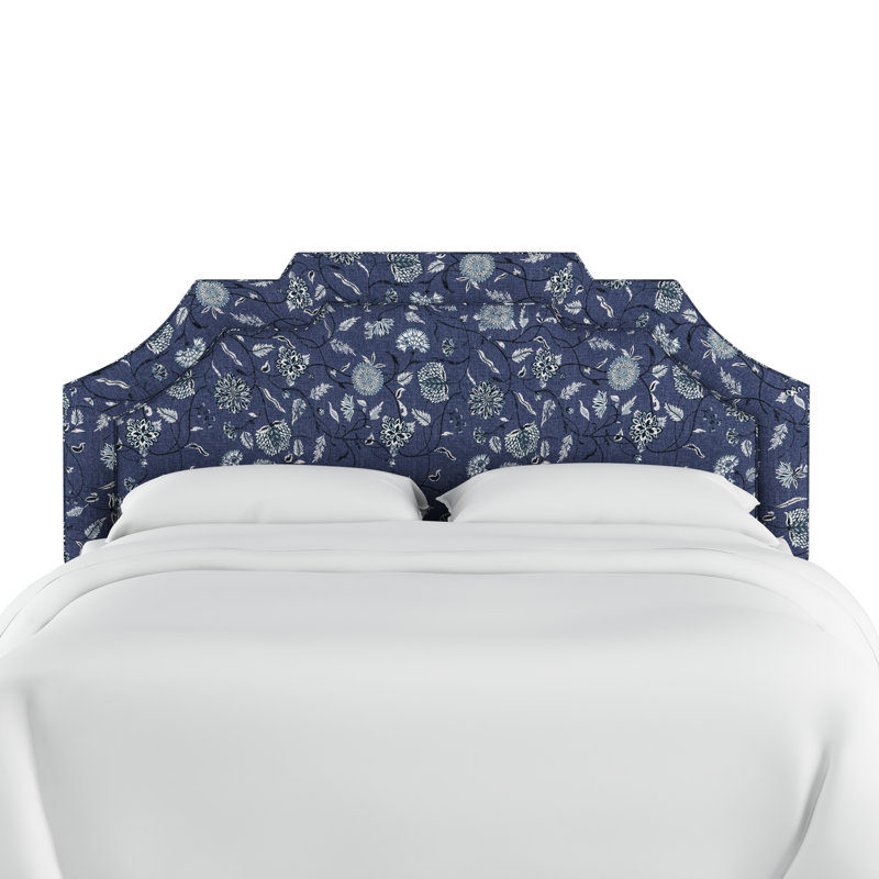 Dwyer Upholstered Headboard, Twin, Dahlia Blue