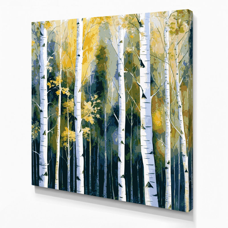"Watercolor Botanical 87", art mural sur toile beige, H 16 po x l 16 po