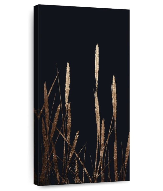 Golden Fields In The Dark, 30" H x 15" W