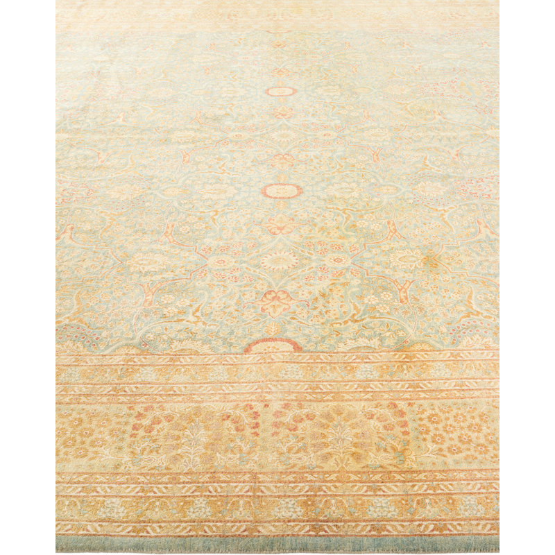 Classic One-of-a-Kind 9' 3" X 18' 2";9' 3" X 18' 2" Hand Knotted Area Rug