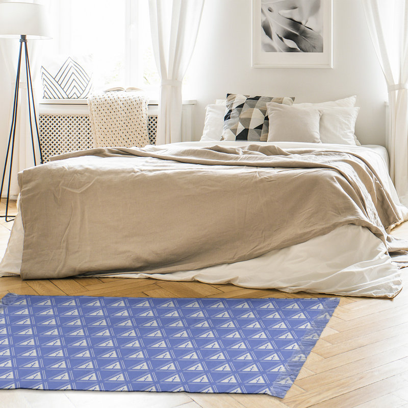 Tapis minimaliste d’arbre bleu minimaliste, Oui