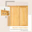Armoire de rangement 67 po Pinewood
