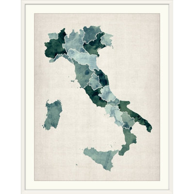 Francy «Map of Italy» par Bellen, impression