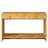 Hudson 2-Drawer Burl Wood Console Table