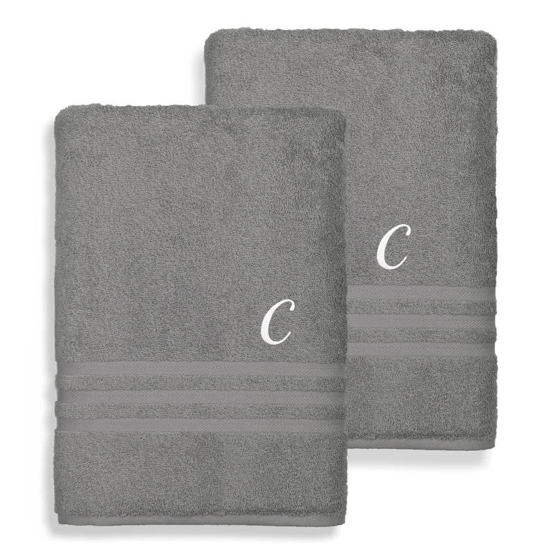 Denzi Midweight Bath Sheet, C, Dark Gray